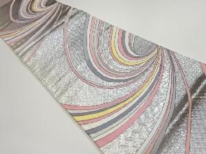 佐賀錦曲線模様織出し袋帯